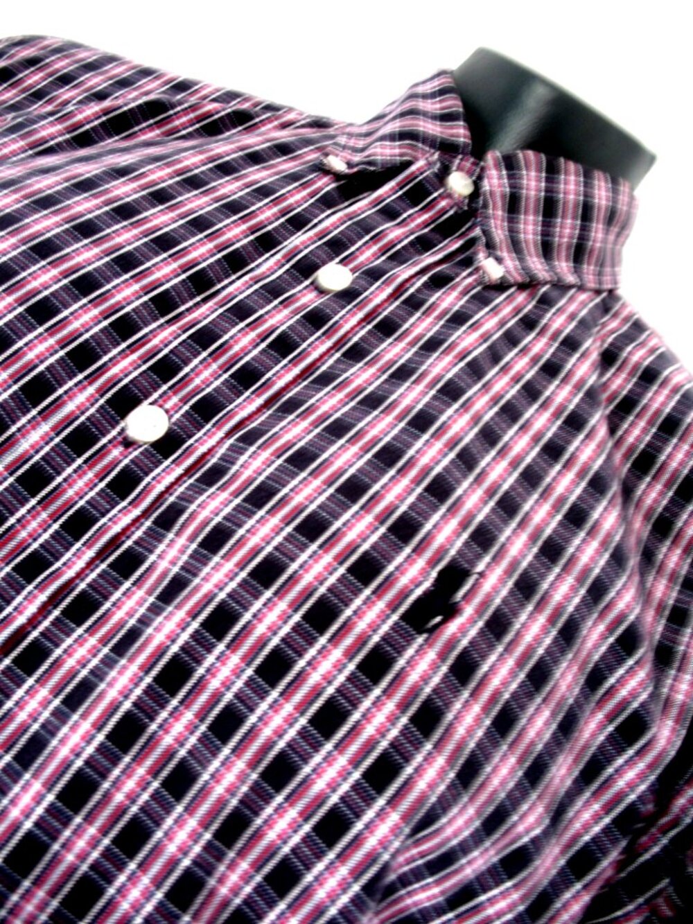 MEN POLO RALPH LAUREN BTN DOWN SHIRT SZ M Blue/Red plaid BLUE LABEL L/S "Blake"
